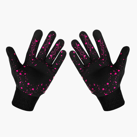 Winter Rider Gloves - Black/Grey Bolt